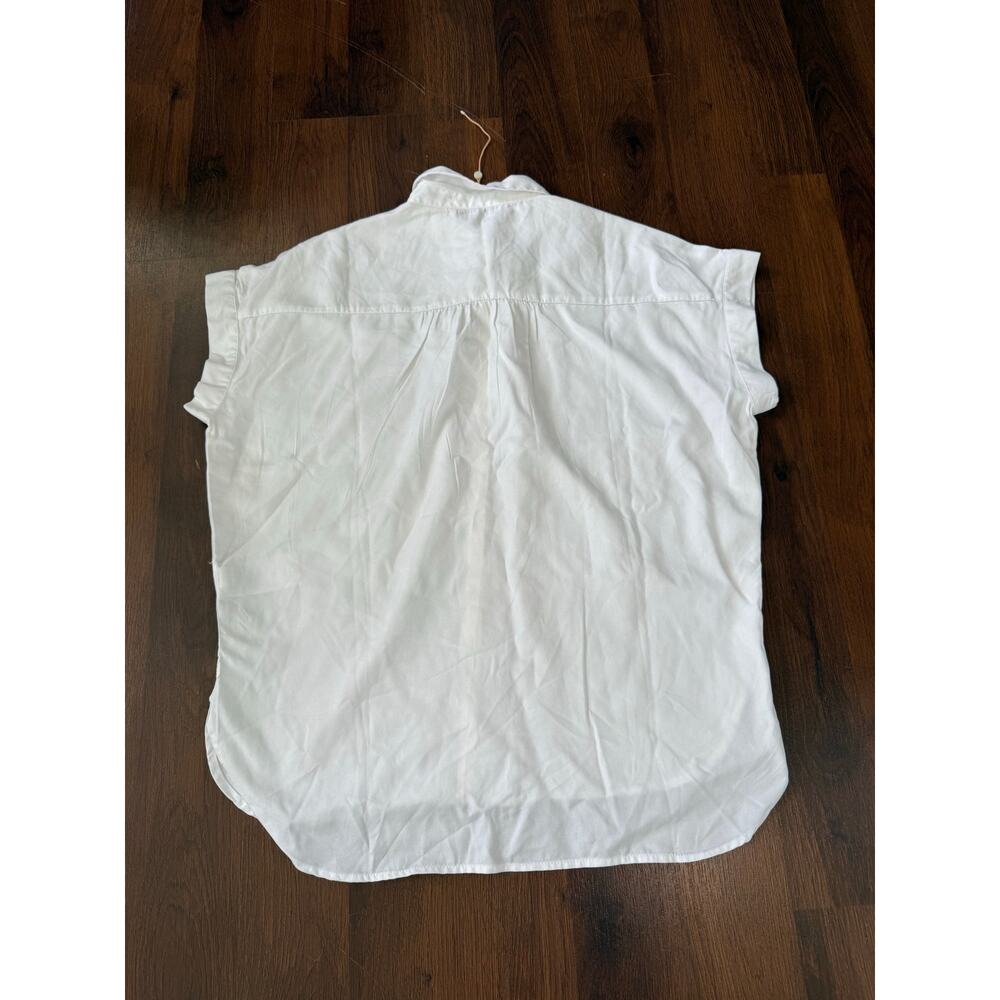 Quince NWOT Vintage Wash Tencel Camp Shirt White Sz S Minimalist Casual - Picture 3 of 7
